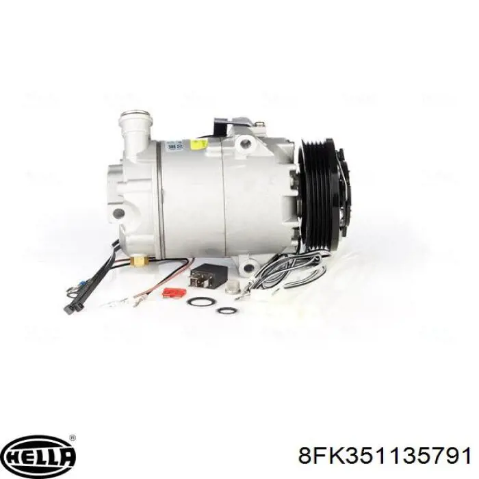 8FK351135791 HELLA Компрессор хладагента