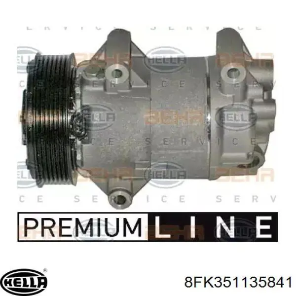 Компрессор кондиционера 8FK351135841 HELLA