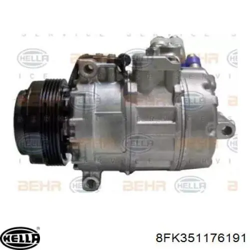 Компрессор кондиционера 8FK351176191 HELLA