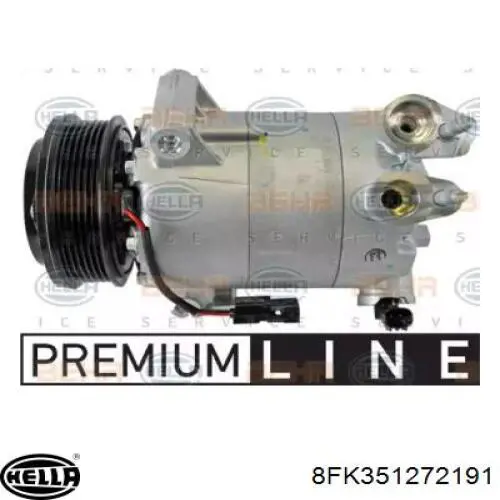 Компрессор кондиционера 8FK351272191 HELLA