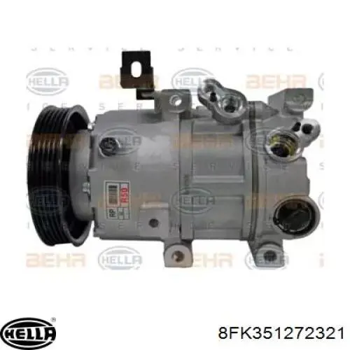 Компрессор кондиционера 8FK351272321 HELLA