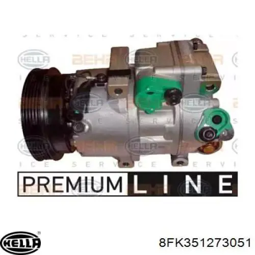 Компрессор кондиционера 8FK351273051 HELLA