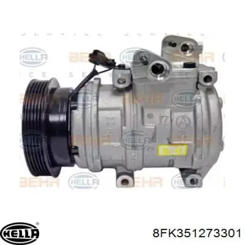 Компрессор кондиционера 8FK351273301 HELLA