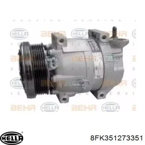 Компрессор кондиционера 8FK351273351 HELLA