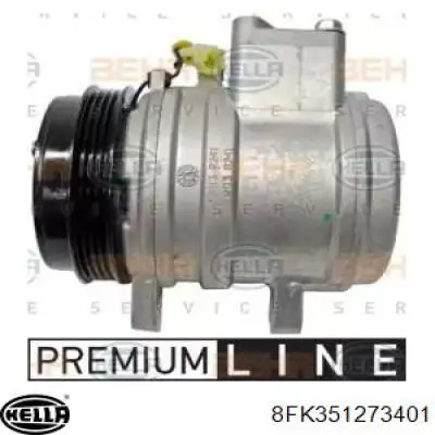 Компрессор кондиционера 8FK351273401 HELLA