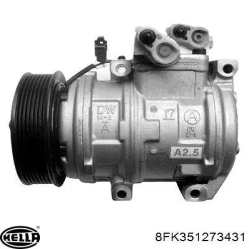 Купить 4103KS1S Polcar Компрессор климатической установки