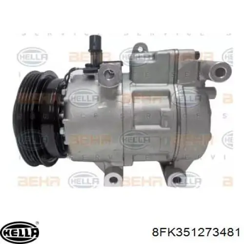 Компрессор кондиционера 8FK351273481 HELLA