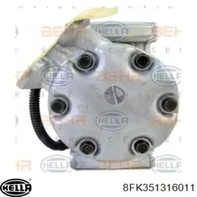 Компрессор кондиционера SD6V121421F Sanden