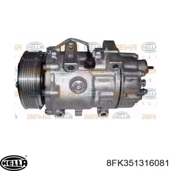 Компрессор кондиционера 8FK351316081 HELLA