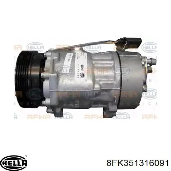 Компрессор кондиционера 8FK351316091 HELLA