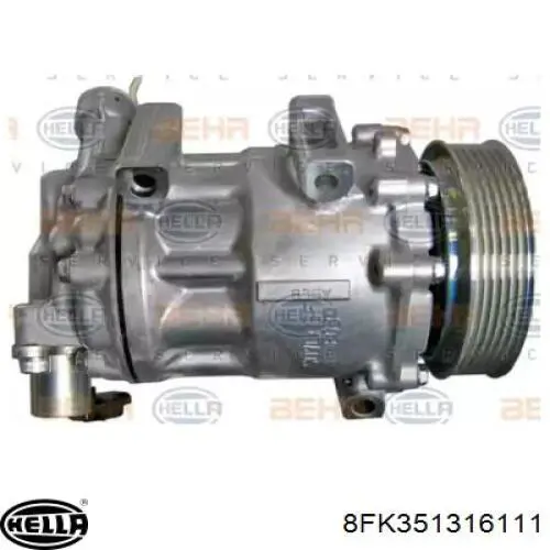 Купить SD7C161392 Sanden Компрессор климатической установки