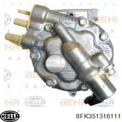 Компрессор кондиционера SD7C161392 Sanden