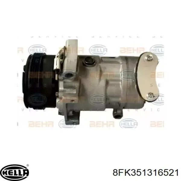 Компрессор кондиционера 8FK351316521 HELLA