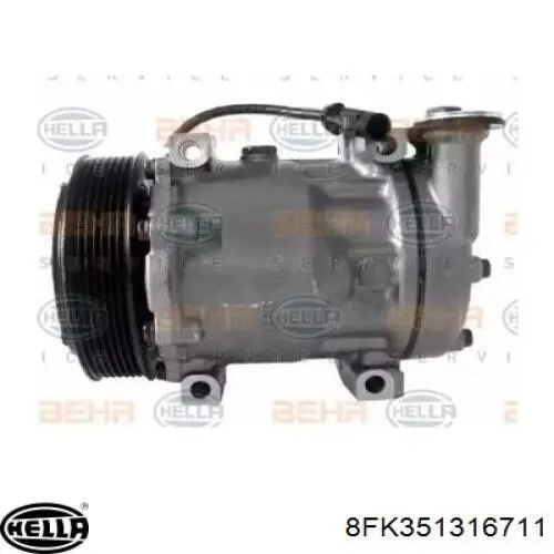  Компрессор кондиционера Alfa Romeo 166 