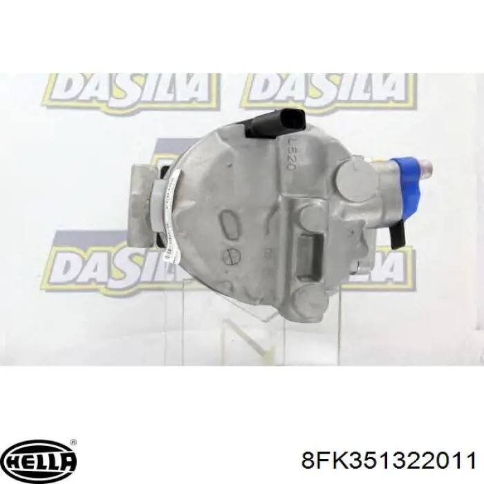 Компрессор кондиционера 1K0820859N Denso