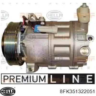 Компрессор кондиционера 8FK351322051 HELLA