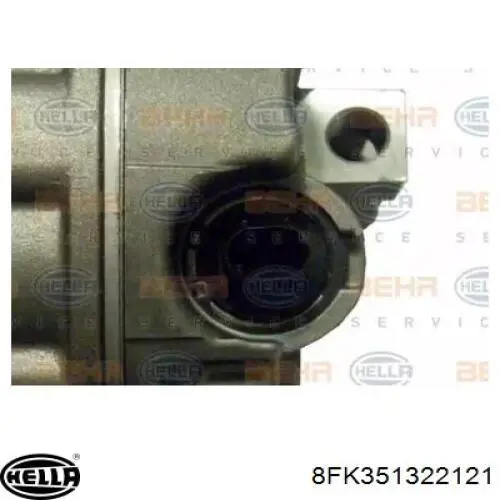 Компрессор кондиционера ACP891000P Mahle Original