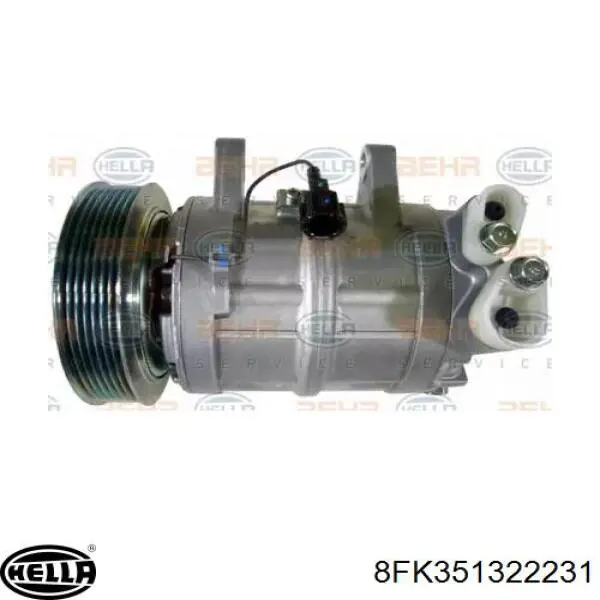 Компрессор кондиционера 8FK351322231 HELLA