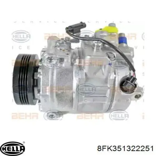 Компрессор кондиционера 8FK351322251 HELLA