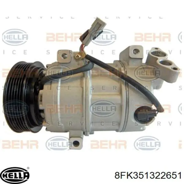 Компрессор кондиционера 8FK351322651 HELLA