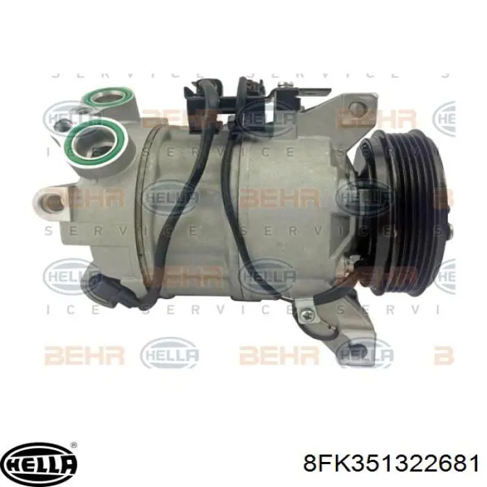 Компрессор кондиционера 813640 VALEO