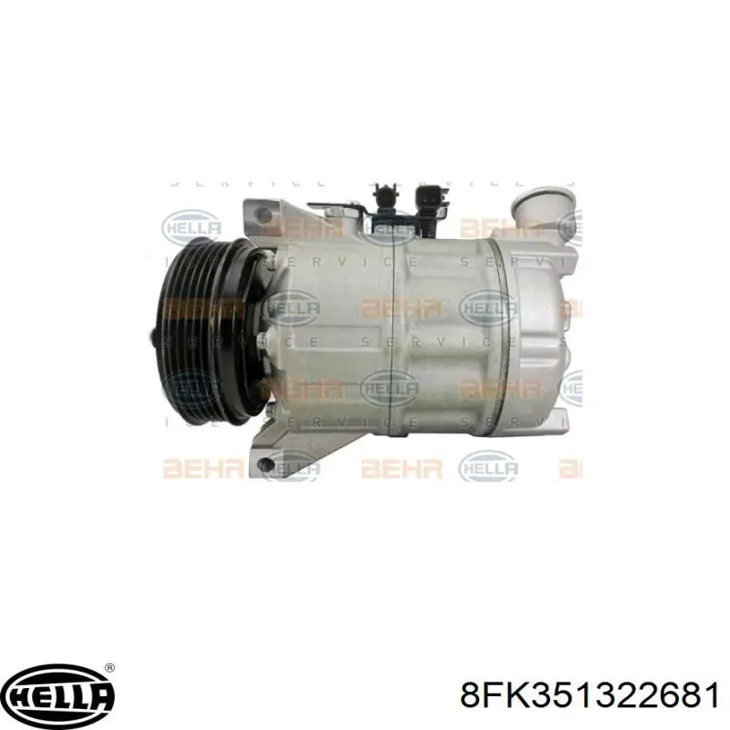 Купить 813640 VALEO Компрессор климатической установки