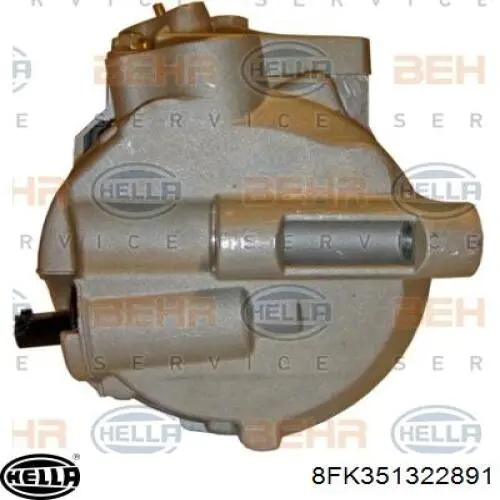 Компрессор кондиционера 4472208221 Mercedes