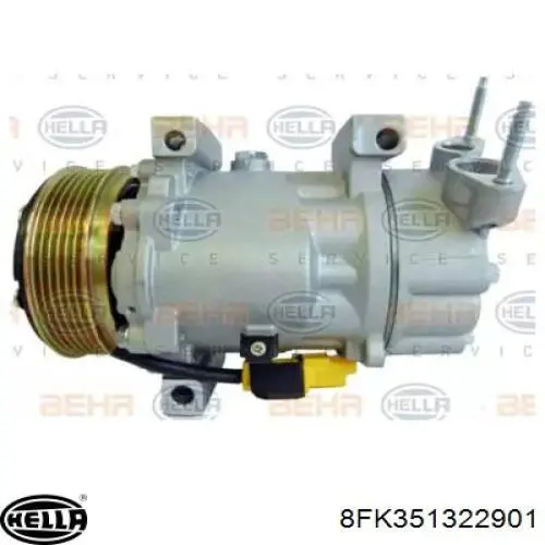 Компрессор кондиционера 8FK351322901 HELLA