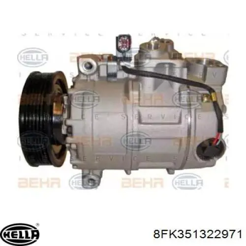 Компрессор кондиционера 8FK351322971 HELLA