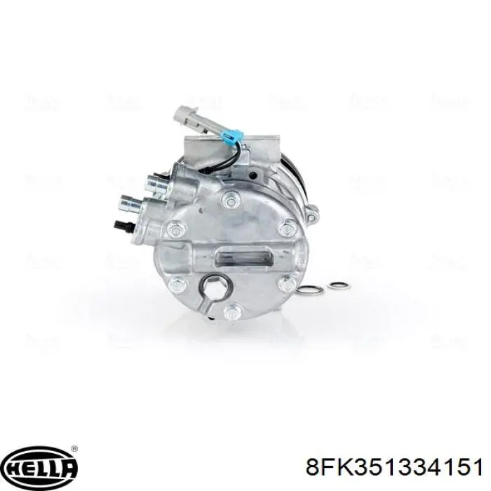 Компрессор кондиционера 6854086 Opel