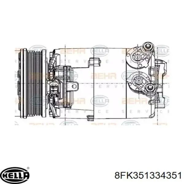 1858673 Ford компрессор кондиционера