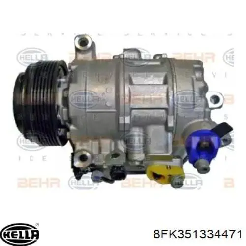 Компрессор кондиционера 8FK351334471 HELLA