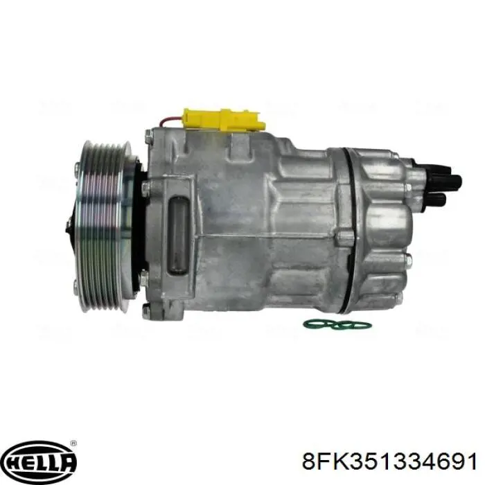 Компрессор кондиционера 8FK351334691 HELLA