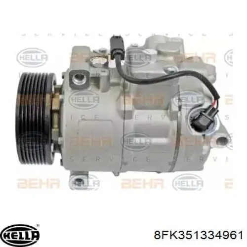 Компрессор кондиционера 8FK351334961 HELLA