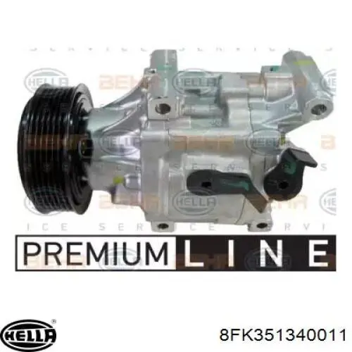 Компрессор кондиционера 8FK351340011 HELLA