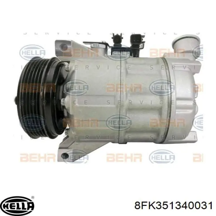 Компрессор кондиционера 8FK351340031 HELLA