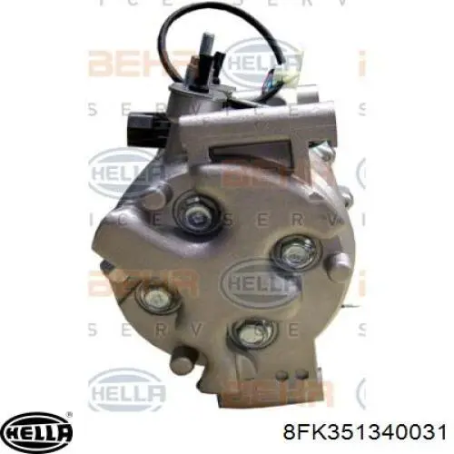8FK351340031 HELLA Компрессор хладагента