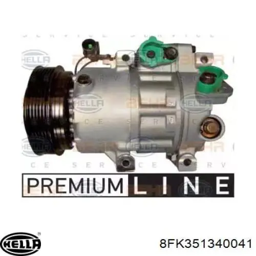 Компрессор кондиционера 8FK351340041 HELLA