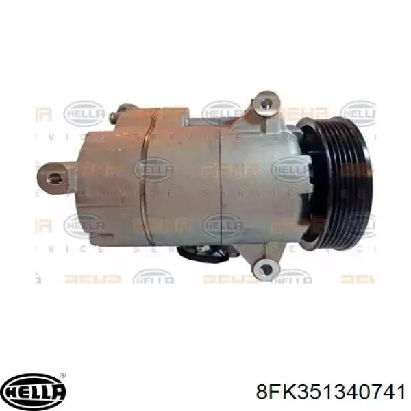 Компрессор кондиционера 8FK351340741 HELLA