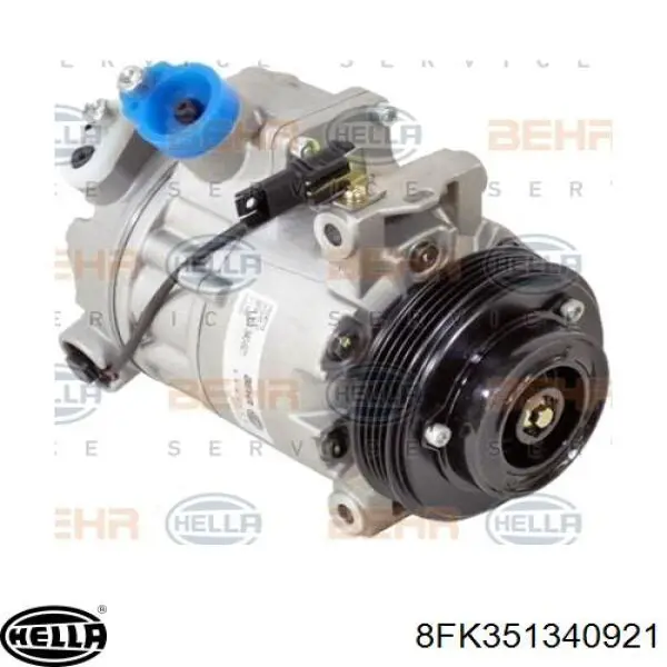 8FK351340921 HELLA Компрессор хладагента