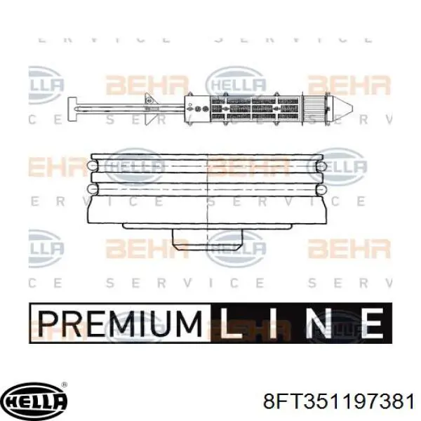 Осушитель кондиционера Ford 1151378 цена, от 14.82 USD