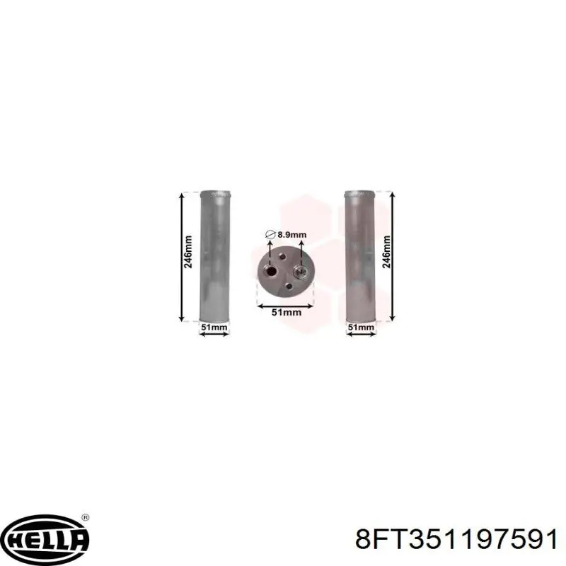 Осушитель кондиционера Renault (RVI) 8671017781 цена, от 16.64 USD