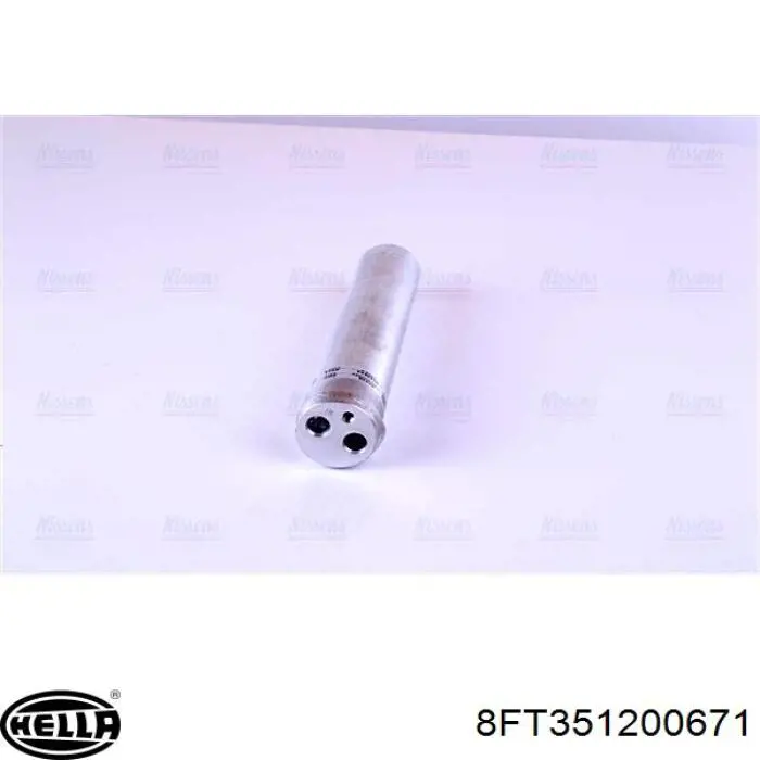 Receptor-secador del aire acondicionado 8FT351200671 HELLA