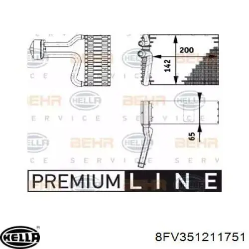 Испаритель кондиционера AE66000P Knecht-Mahle