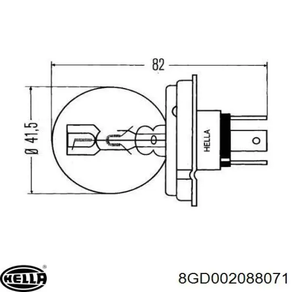 Купить 8GD002088071 HELLA 