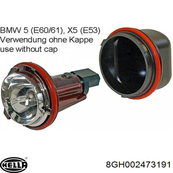 Лампочка плафона освещения салона/кабины HELLA 8GH002473191 цена, от 3.37 USD