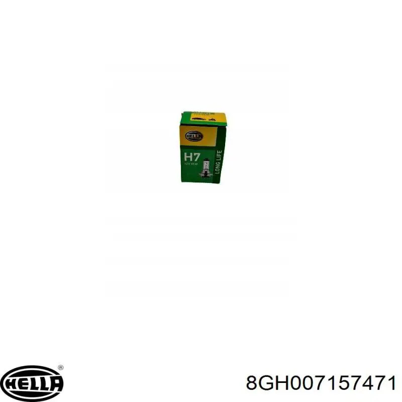 8GH007157471 HELLA Лампочка дальнего света