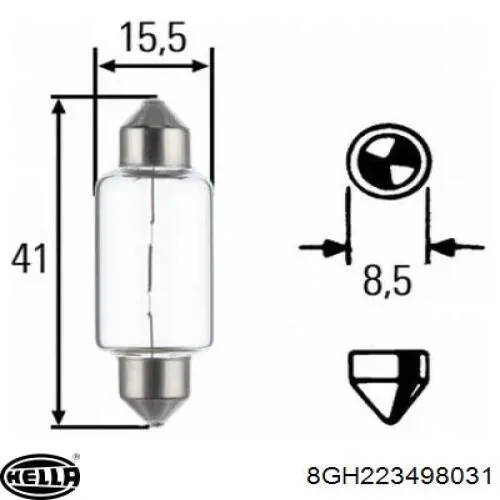 Лампочка ближнего света ERA E110BR1C цена, от 4.83 USD