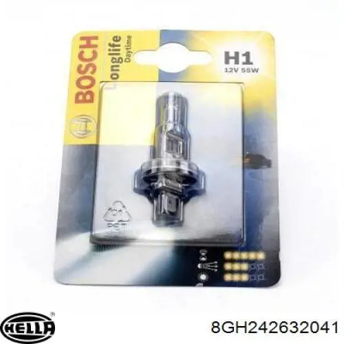 Купить 8GH242632041 HELLA Лампочка галогенная