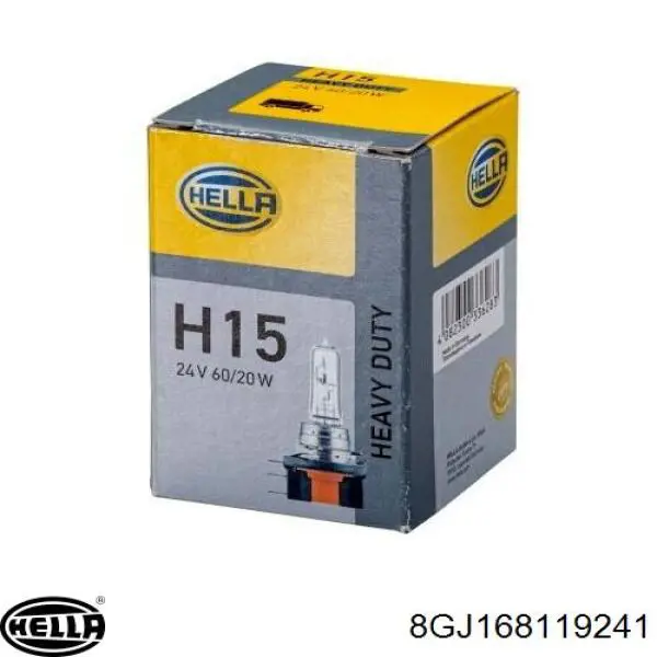 Купить 8GJ168119241 HELLA Лампочка галогенная